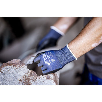 NITRAS 3D CUT F, γάντια προστασίας κοπής, μπλε/μαύρο