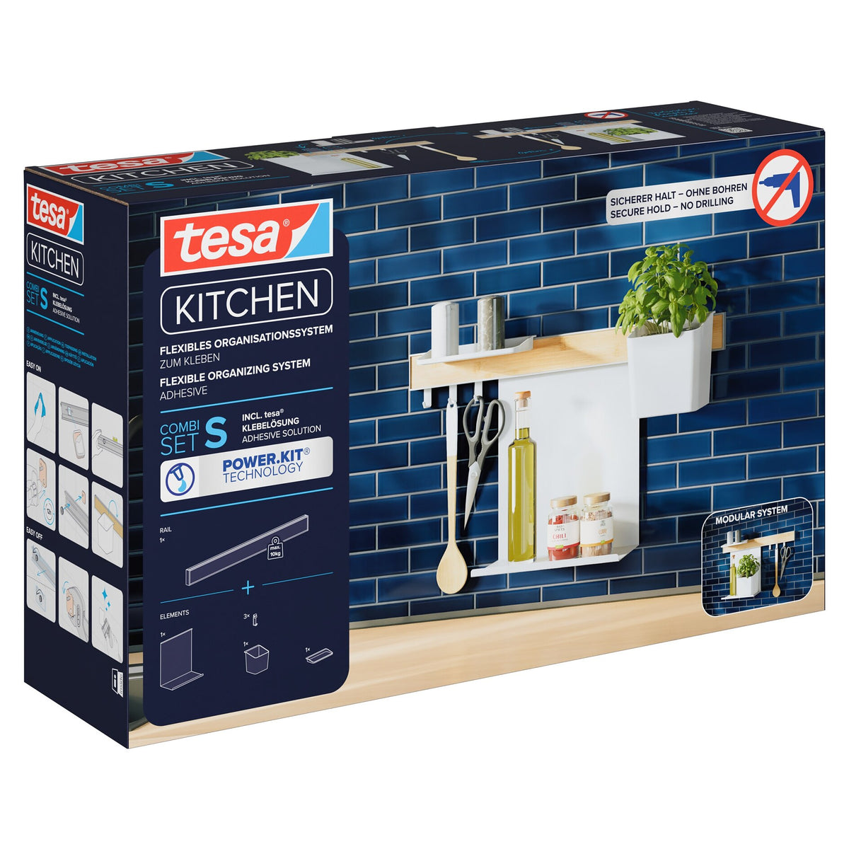tesa Küchenorganizer Kombi Set S