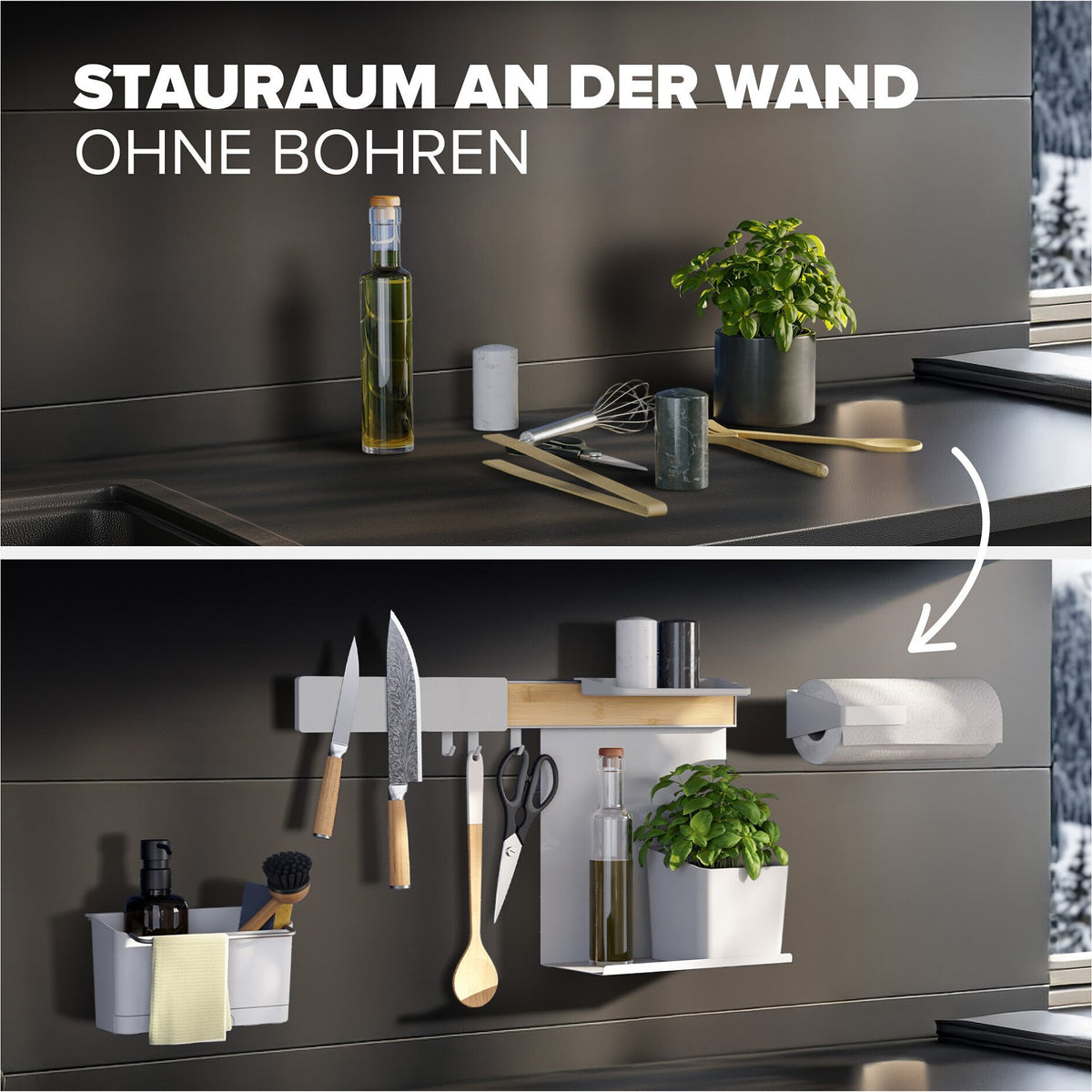 tesa Küchenorganizer Kombi Set XL – Produktmerkmale