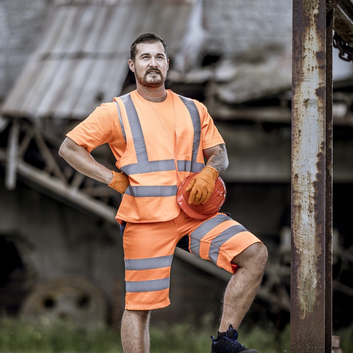 Γιλέκο υψηλής ορατότητας NITRAS, νέον πορτοκαλί, EN ISO 13688, EN ISO 20471 Πολυεστέρας: 100% | Συσκευασία (1 τεμάχιο)