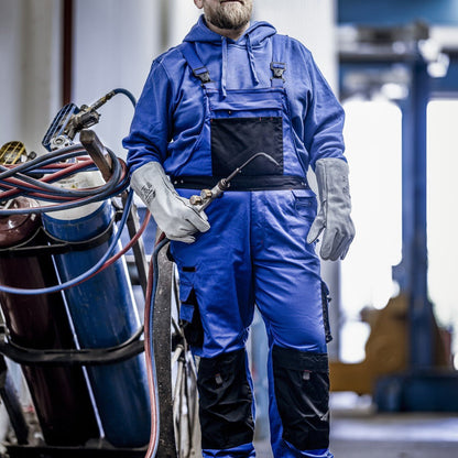 NITRAS MOTION TEX PRO FX, dungarees, royal blue / μαύρο