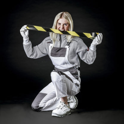 NNITRAS MOTION TEX LIGHT, dungarees, λευκό / γκρι