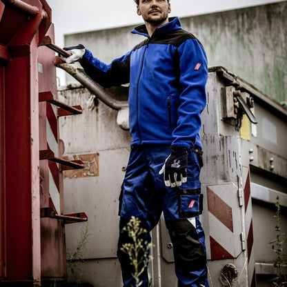 NITRAS MOTION TEX PLUS, φλις μπουφάν, royal blue / μαύρο