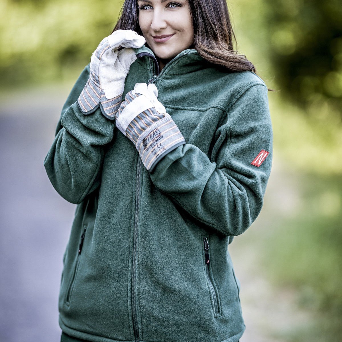 NITRAS MOTION TEX PLUS, φλις μπουφάν, πράσινο