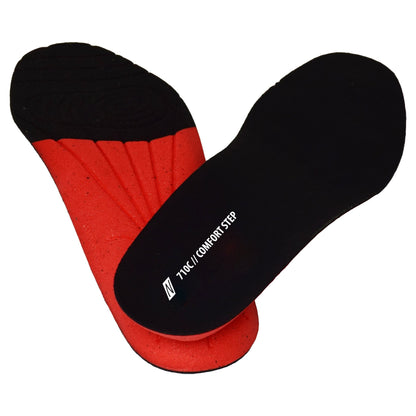 NITRAS COMFORT STEP, πάτοι, μαύρο / κόκκινο
