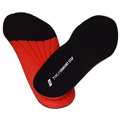 NITRAS COMFORT STEP, πάτοι, μαύρο / κόκκινο