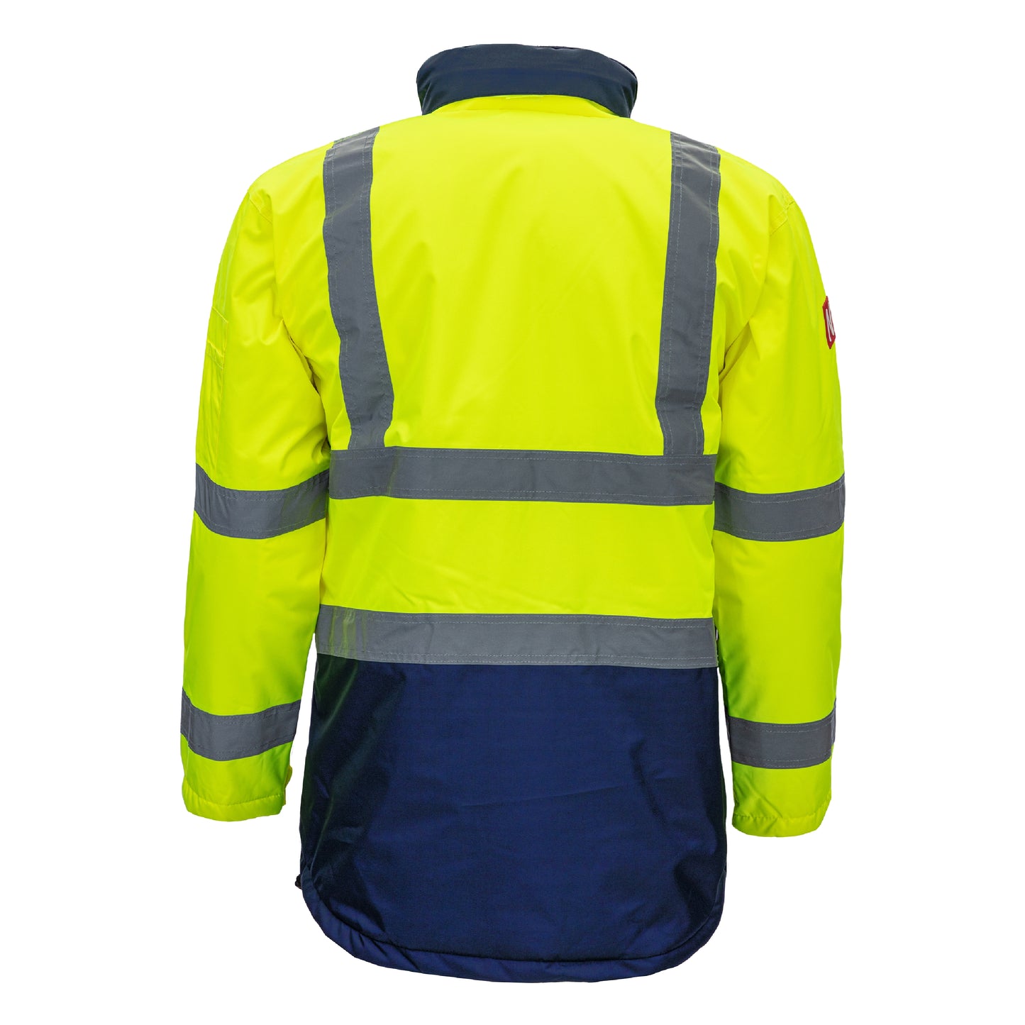 NITRAS MOTION TEX VIZ, parka υψηλής ορατότητας, neon yellow / navy blue