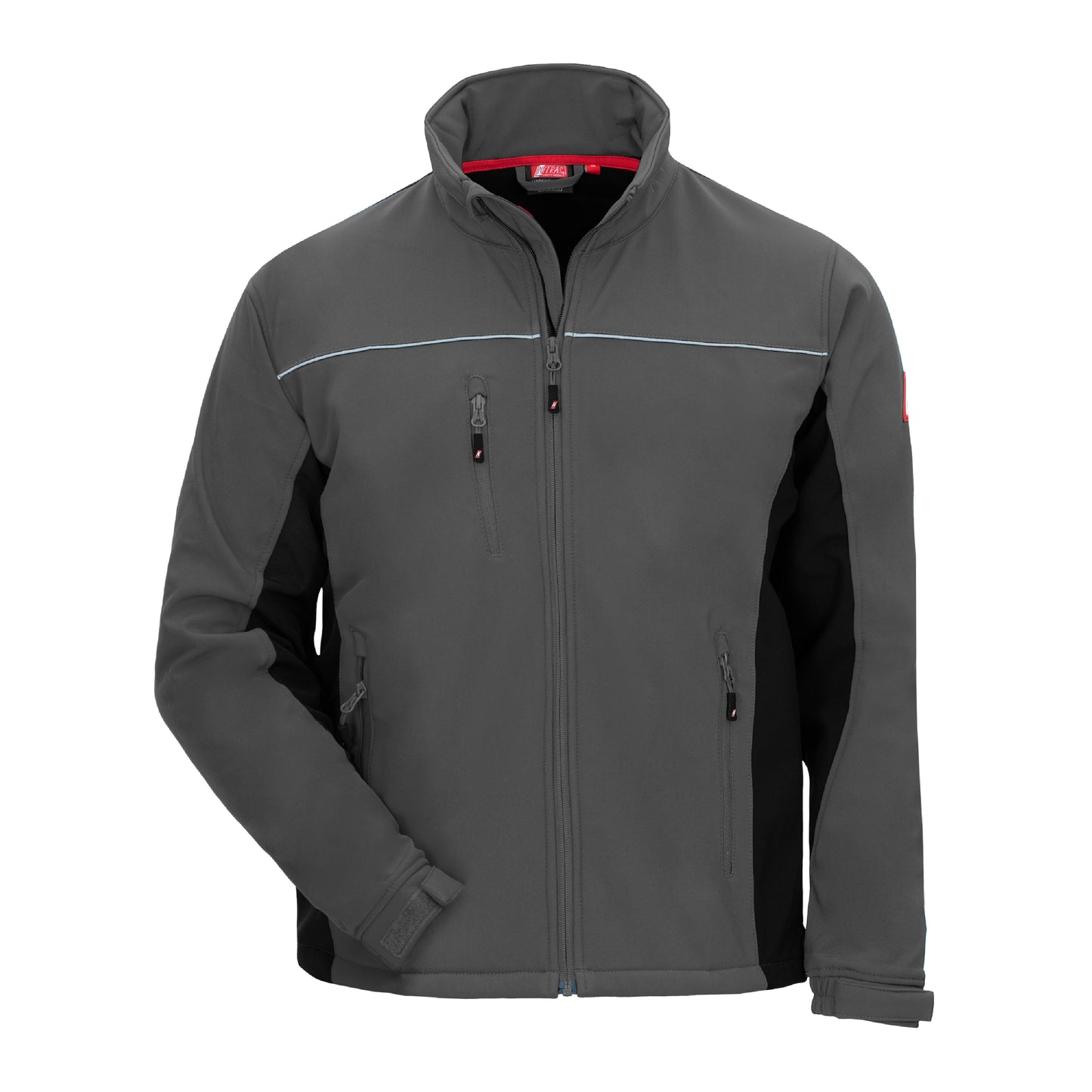 NITRAS MOTION TEX LIGHT, softshell jacket, γκρι / μαύρο