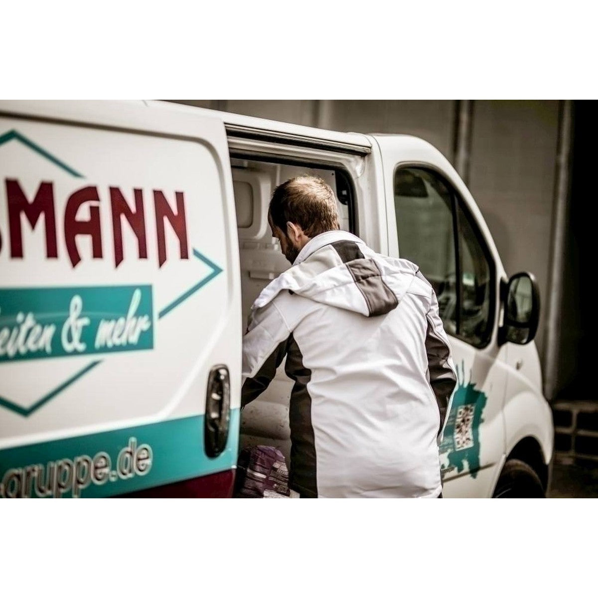 Αφαιρούμενη κουκούλα NITRAS, λευκό / γκρι, πολυεστέρας OEKO-TEX: 94%; Ελαστάνη: 6% | Συσκευασία (1 τεμάχιο)