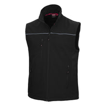 NITRAS MOTION TEX LIGHT, γιλέκο softshell, μαύρο
