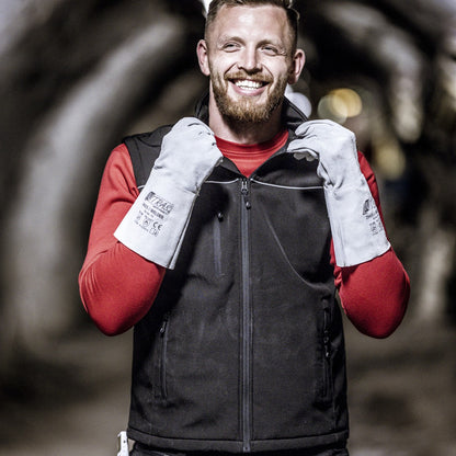 NITRAS MOTION TEX LIGHT, γιλέκο softshell, μαύρο