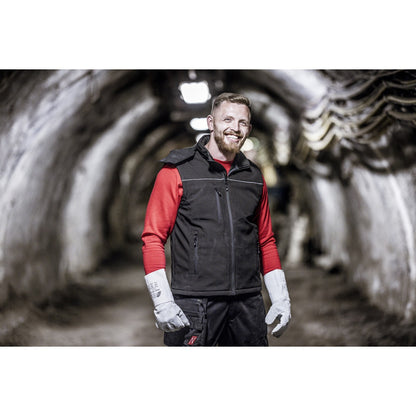 NITRAS MOTION TEX LIGHT, γιλέκο softshell, μαύρο