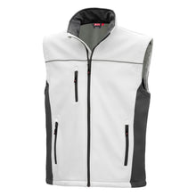NITRAS MOTION TEX LIGHT, γιλέκο softshell, λευκό / γκρι