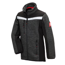 NITRAS MOTION TEX KIDS, πλεκτό μπουφάν softshell, μαύρο