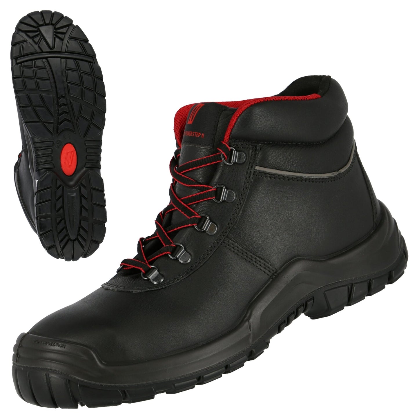 Μπότες ασφαλείας NITRAS POWER STEP MID, S3 HI HRO, μεσαίου ύψους, μαύρο
