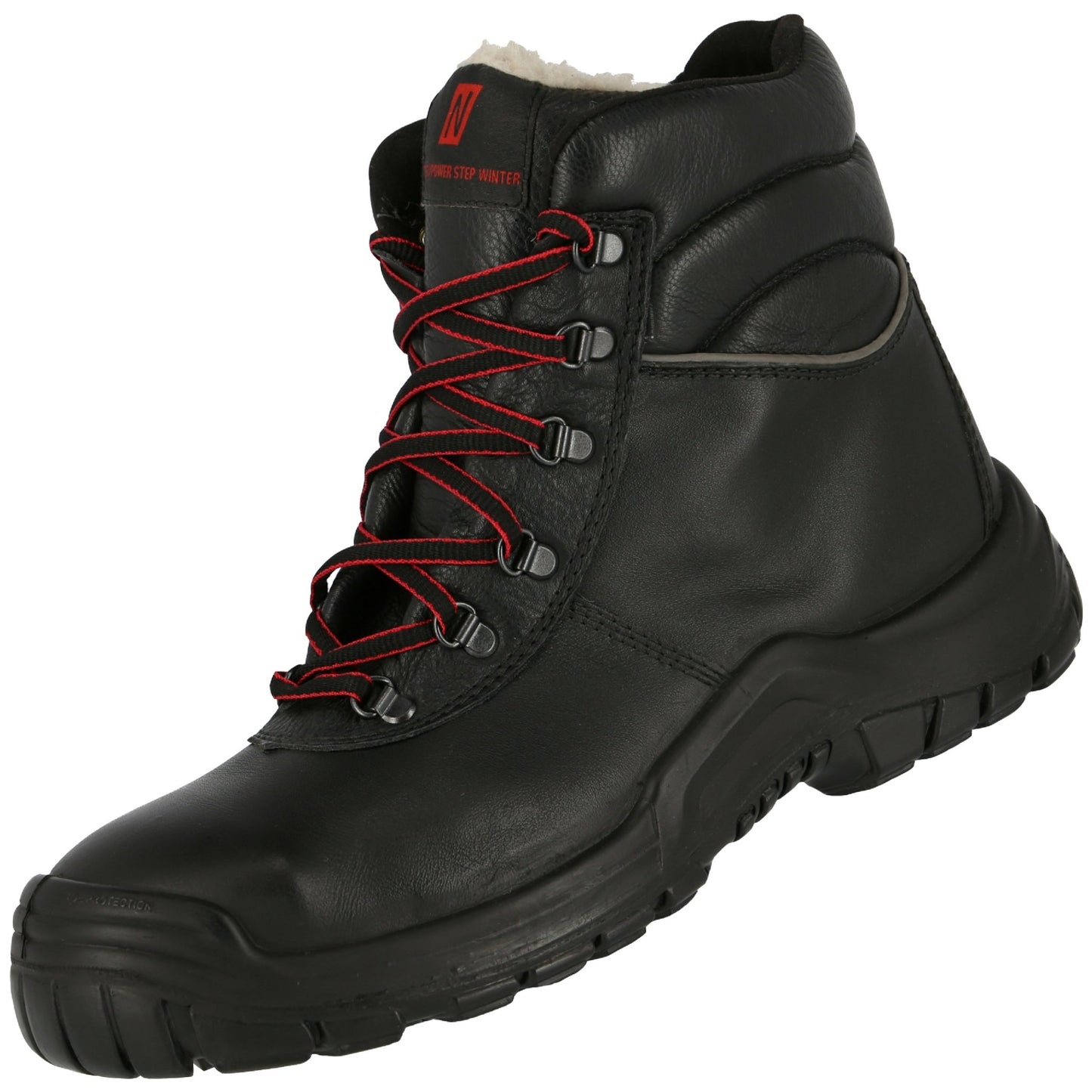 Χειμερινές μπότες ασφαλείας NITRAS POWER STEP MID+, S3 CI HI HRO SRC, μεσαίου ύψους, μαύρες