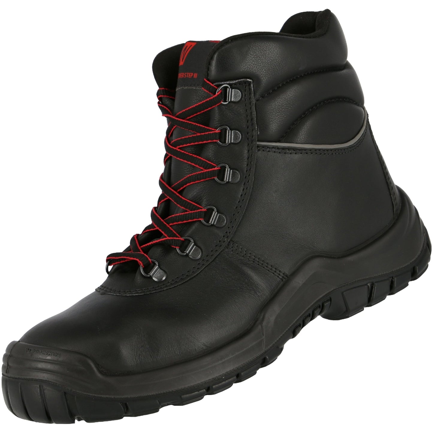 Μπότες ασφαλείας NITRAS POWER STEP MID+, S3 CI HI HRO, ψηλά, μαύρα