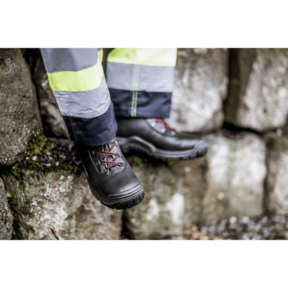 Μπότες ασφαλείας NITRAS POWER STEP MID+, S3 CI HI HRO, ψηλά, μαύρα