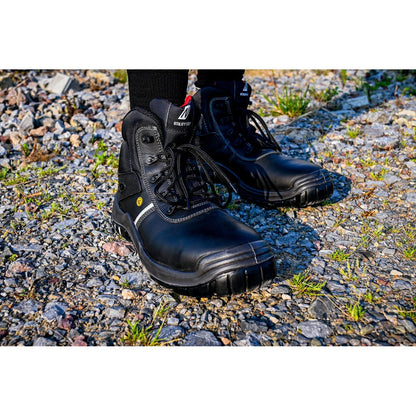Μπότες ασφαλείας NITRAS UTILITY STEP MID, S3L CI FO SR, μαύρο