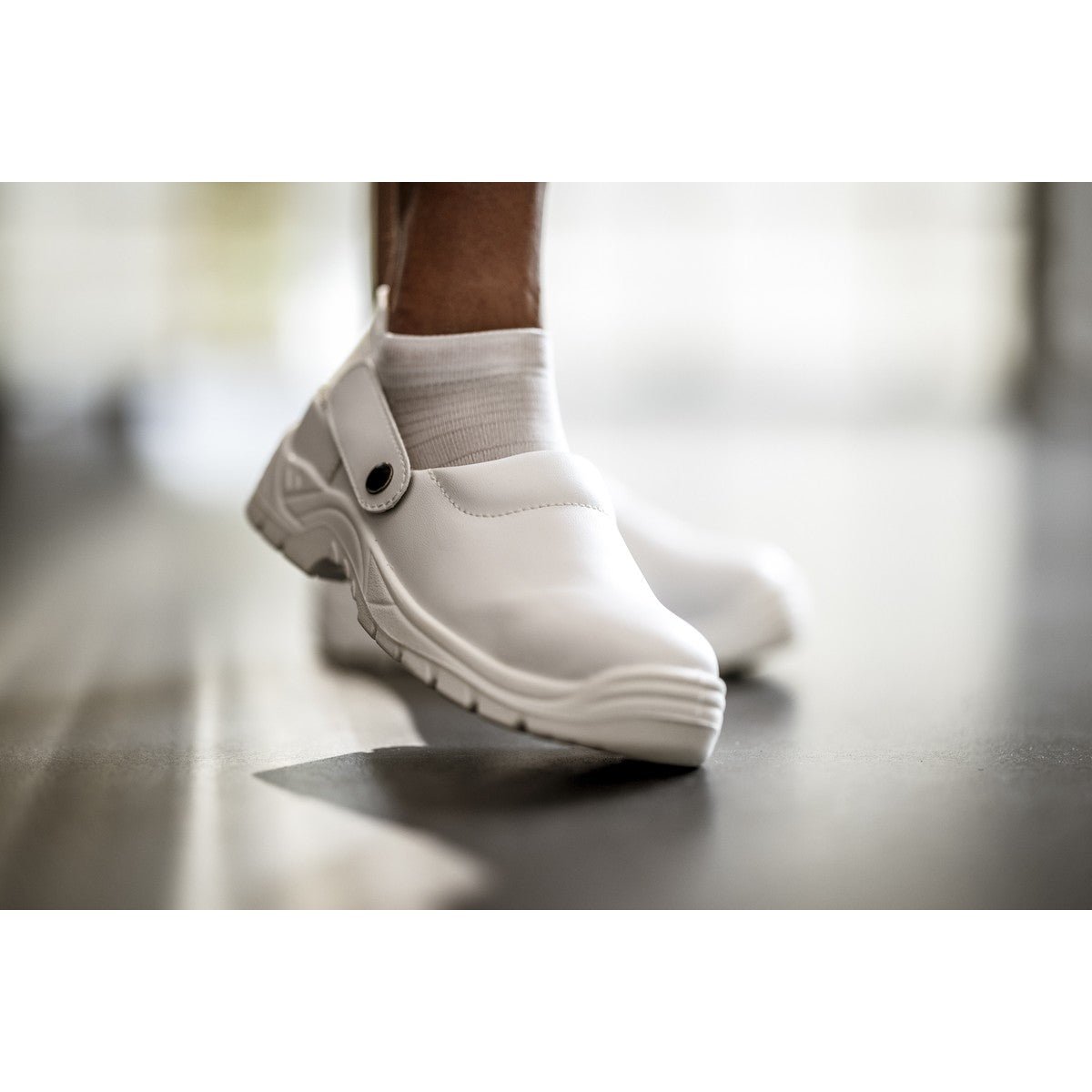 NITRAS CLEAN STEP CL, τσόκαρα ασφαλείας SB, λευκά