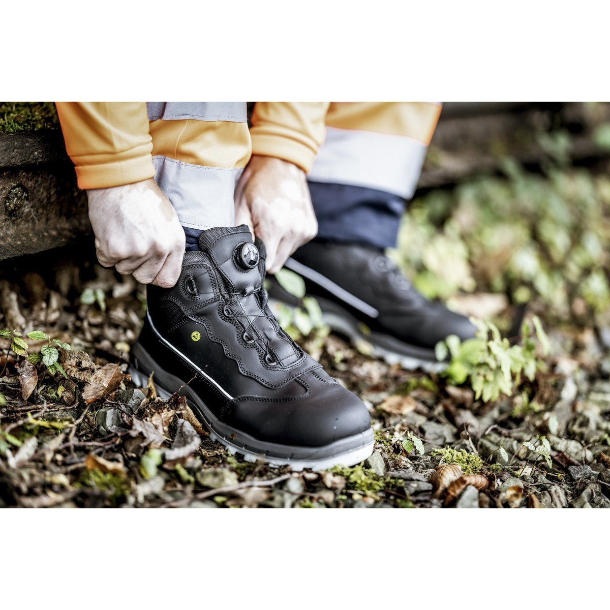 NITRAS SPORT STEP MID FIT, μπότες ασφαλείας, μεσαίου ύψους, μαύρο