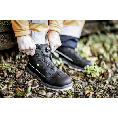 NITRAS SPORT STEP MID FIT, μπότες ασφαλείας, μεσαίου ύψους, μαύρο