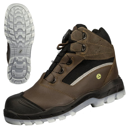 Μπότες ασφαλείας NITRAS TOUGH STEP MID FIT, S7S CI FO SR, μεσαίου ύψους
