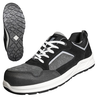 NITRAS CLASSIC STEP, παπούτσια ασφαλείας S1P, γκρι / μαύρο