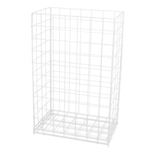 Der Nölle Profi Brush großer Sammelkorb, weißer Draht für Ordnung (1 Stück) von Nölle Profi Brush Bürsten- & Pinseltechnik e.K. steht mit seinem Gittermuster vor schlichtem, weißem Hintergrund.