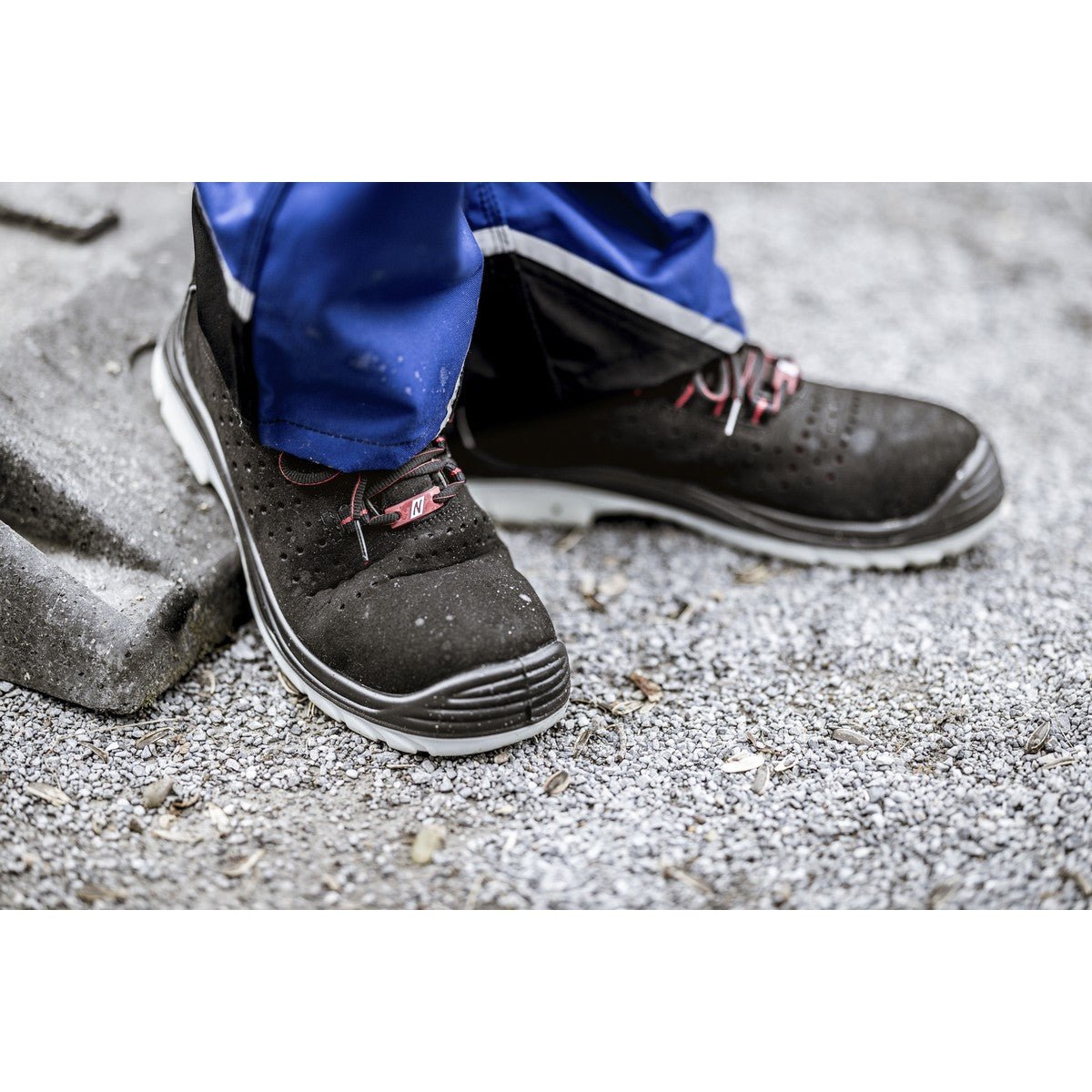 Παπούτσια ασφαλείας NITRAS MICRO STEP, S1P, μαύρα