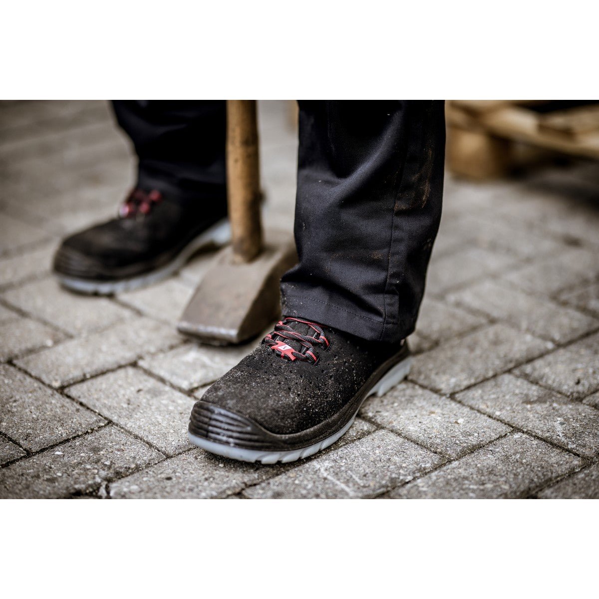 Μπότες ασφαλείας NITRAS MICRO STEP MID, S1 P, μεσαίου ύψους, μαύρες