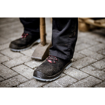 Μπότες ασφαλείας NITRAS MICRO STEP MID, S1 P, μεσαίου ύψους, μαύρες