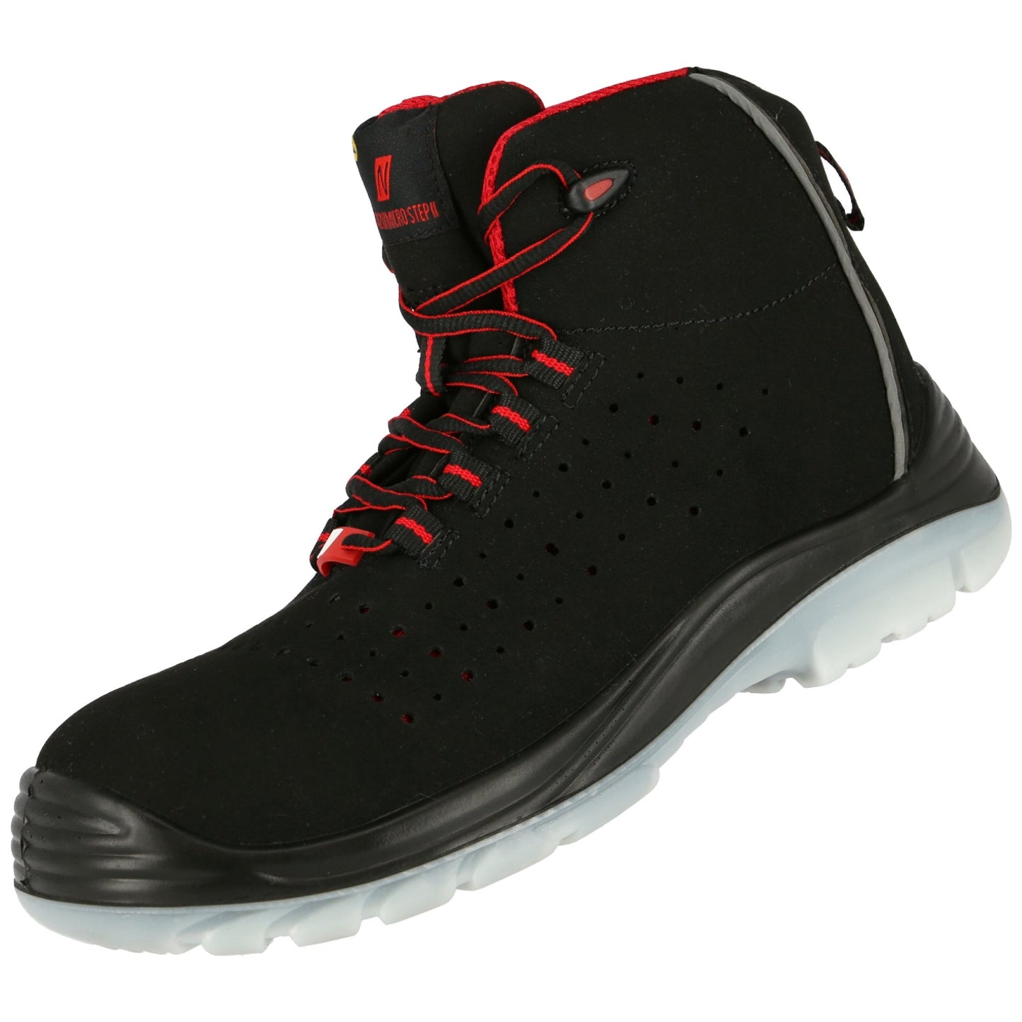 Μπότες ασφαλείας NITRAS MICRO STEP MID, S1 P, μεσαίου ύψους, μαύρες