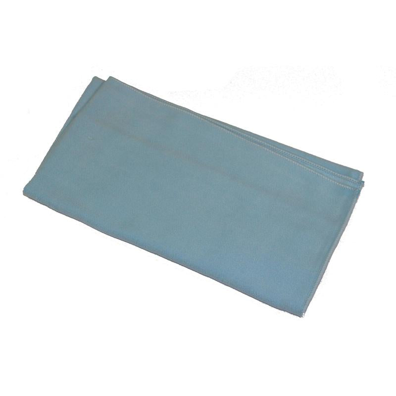 Ένα τακτικά διπλωμένο πανί μικροϊνών TASKI MicroCare 40x40 cm από την Diversey Deutschland GmbH & Co. OHG παρουσιάζεται μπροστά από ένα απλό λευκό φόντο.