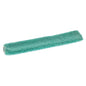 Η πράσινη TASKI JM Ultra Interior Mop μικροϊνών (40g) από την Diversey Deutschland GmbH & Co. OHG διαθέτει μια μαλακή, δομημένη επιφάνεια για αποτελεσματικό καθαρισμό εσωτερικών χώρων, είναι σχεδιασμένη για ευέλικτη βάση και απεικονίζεται σε λευκό φόντο.