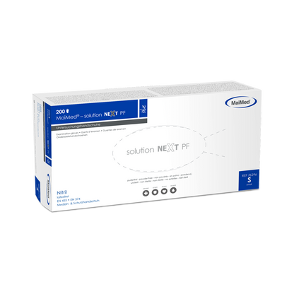 MaiMed-solution next μπλε γάντια νιτριλίου, μη αποστειρωμένα, χωρίς λάτεξ, 200 τεμάχια/κουτί