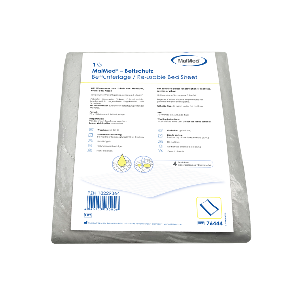 MaiMed προστατευτικό κρεβατιού / μαξιλαράκι κρεβατιού, που πλένεται