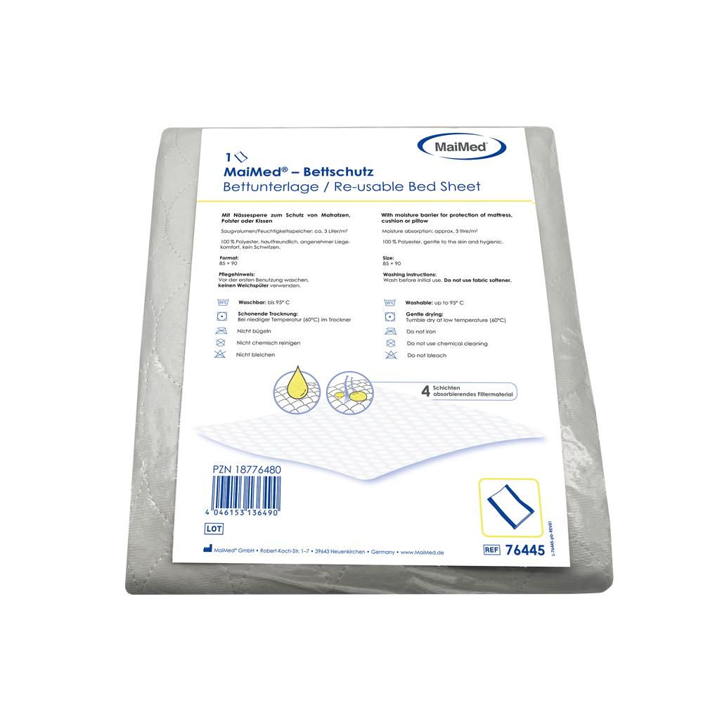 MaiMed προστατευτικό κρεβατιού / μαξιλαράκι κρεβατιού, που πλένεται