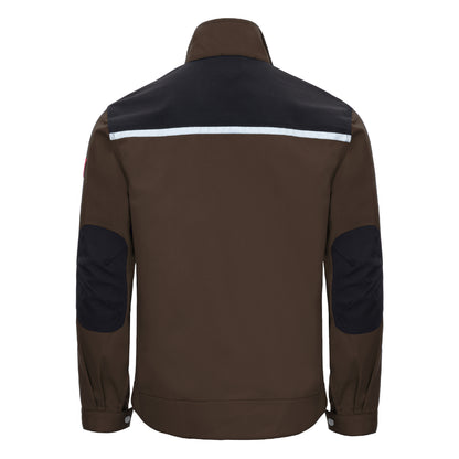 NITRAS MOTION TEX PLUS, μπουφάν εργασίας, καφέ / μαύρο