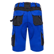 NITRAS MOTION TEX PRO FX, παντελόνι εργασίας, κοντό, royal blue / μαύρο