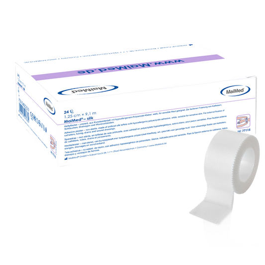 MaiMed-silk αυτοκόλλητος σοβάς από τεχνητό μεταξωτό ταφτά