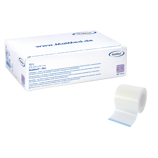 Αυτοκόλλητο σοβά MaiMed-film από διαφανές φιλμ