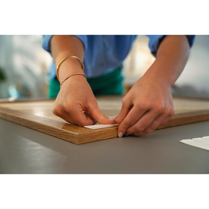 tesa Powerstrips Click Klett-Klebepads, weiß – Anwendung