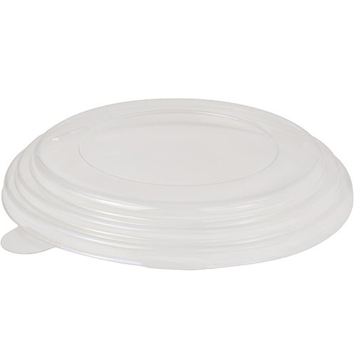 Το καπάκι Starpak 45 για σαλάτες, PS "To Go" Ø 15 cm, είναι ένα διάφανο, στρογγυλό καπάκι με ανυψωμένο χείλος και επίπεδο κέντρο - ιδανικό για μεταφορά. Εδώ απεικονίζεται από διαφανές πολυστυρένιο (PS), συσκευασία με 45 κομμάτια.