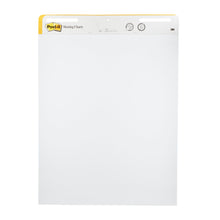 Der Post-it® Super Sticky selbsthaftendes Meeting Chart/Flipchart 559 von 3M Deutschland GmbH hat 30 weiße Blätter pro Block, ist 63,5 x 76,2 cm groß, hat einen gelb-weißen Kopf mit Logo und ist vertikal ausgerichtet für die Wandmontage. Packung mit 2 Blöcken.