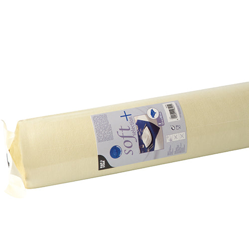 Die Starpak Tischdecke, stoffähnlich, Vlies "soft selection plus", ist eine cremefarbene, weiche Tischdecke mit blau-weißer Verpackung - ideal als langlebige Tischdecke für den stilvoll gedeckten, langlebigen Tisch.