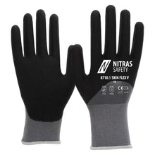 NITRAS SKIN FLEX V, γάντια συναρμολόγησης, γκρι / μαύρο