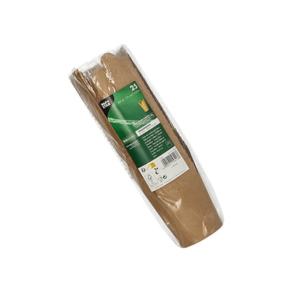 Μια συσκευασία με 25 κουτιά σνακ (ορθογώνια, χάρτινα) από καφέ χαρτί της PAPSTAR GmbH, φιλικό προς το περιβάλλον και ανακυκλώσιμο - ιδανικό για πάρτι και τέλειο σε συνδυασμό με τα κατάλληλα χάρτινα ποτήρια PAPSTAR.