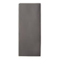Μια χαρτοπετσέτα Starpak «Premium» σε ανθρακί (40 x 48 cm, Airlaid, παρόμοια με ύφασμα, 1/8-πτυχή) από ένα κουτί των 100 τεμαχίων είναι καθαρά διπλωμένη σε ένα απλό λευκό υπόβαθρο.