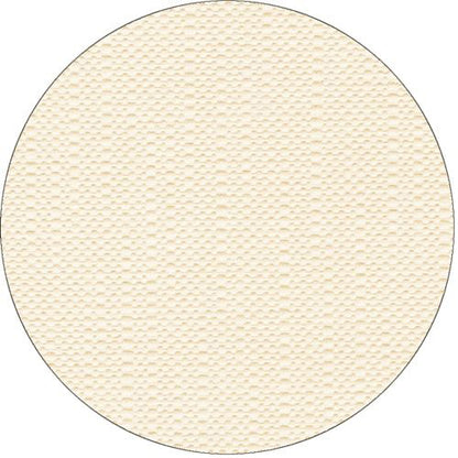 Ένα επίπεδο, στρογγυλό, κρεμώδες αντικείμενο με υφή, επιφάνεια με κουκκίδες μοιάζει με το PAPSTAR τραπεζομάντιλο "ROYAL Collection" σαμπάνια (25 m x 1,18 m) της PAPSTAR GmbH. Το φόντο είναι μονόχρωμο λευκό.